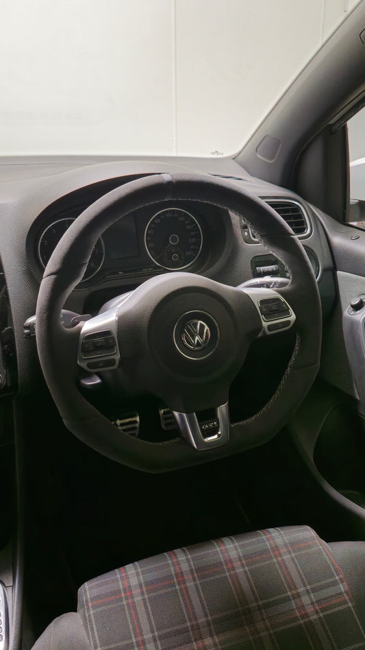 Custom Alcantara Steering Wheel - MK6 Golf GTI/R & Polo 6R.