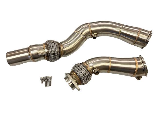F87 M2C S55 Catted Downpipes