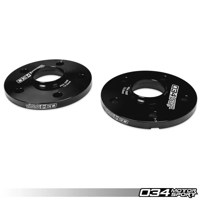 034 Motorsport - Wheel Spacer Pair, 12.5mm, Volkswagen & Audi 5x112 with 57.1mm Center Bore 034-604-7009