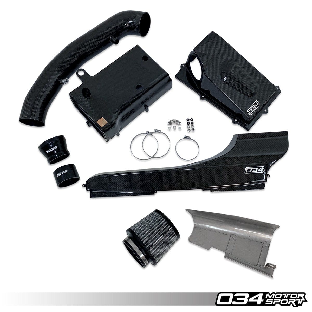 034 Motorsport - X34 Audi RS3 8V.5 (FL) 4 inch Carbon Fibre Cold Air Intake - DAZA/DNWA